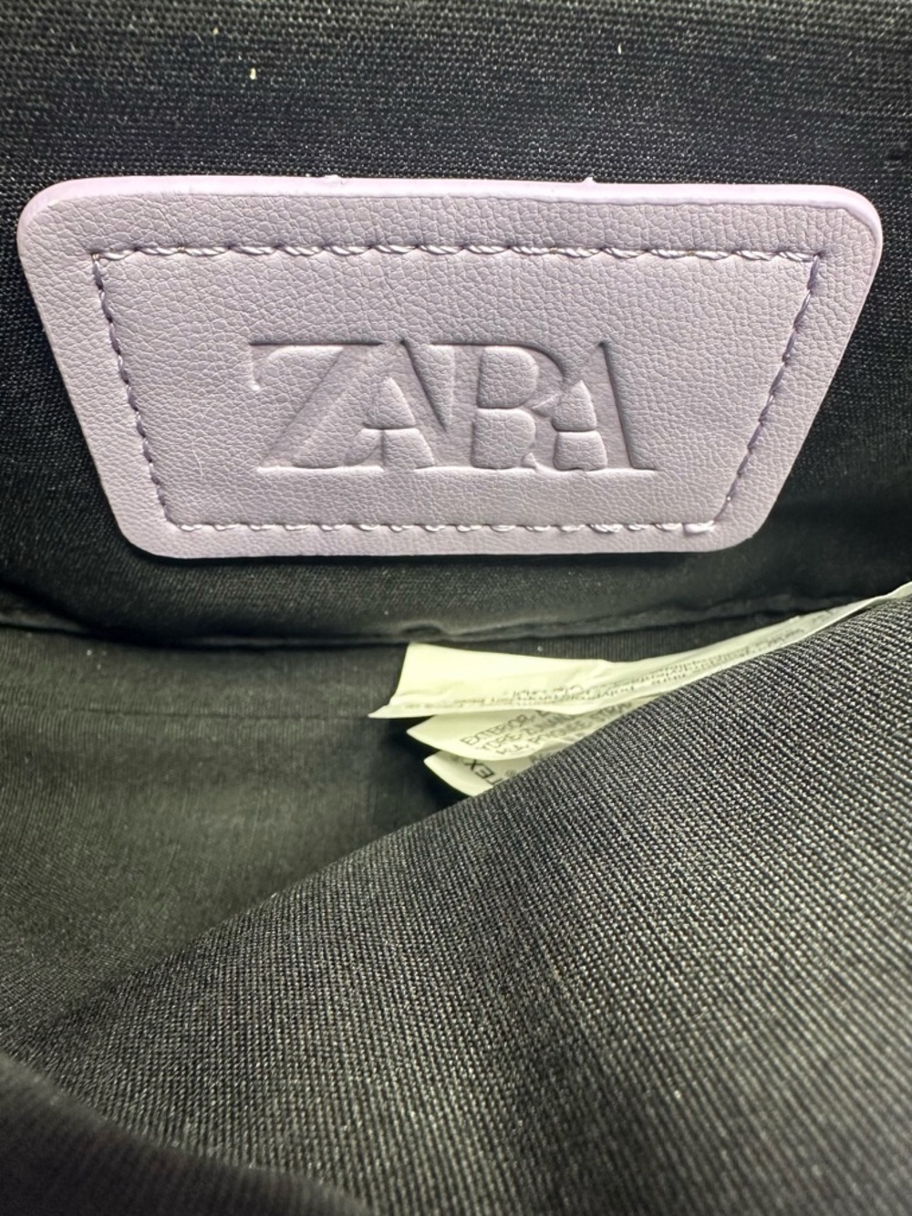 Zara Quilted Chain Shoulder Bag – Lavender – Gold Chain - Picture 4 of 4